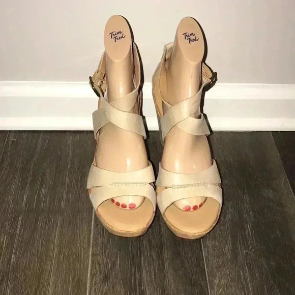 Kork's By Kork-Ease Caroline Golden Sand Wedge Sandals Size 9 - Picture 2 of 7